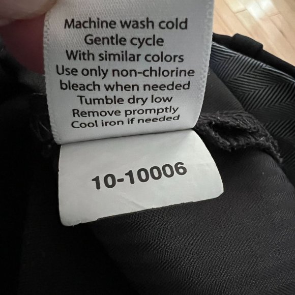 Walter Hagen Size 32 Black Flat Front 4 pocket Golf Shorts 10" Inseam - Picture 7 of 7